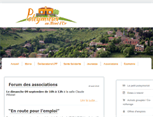 Tablet Screenshot of poleymieux.fr